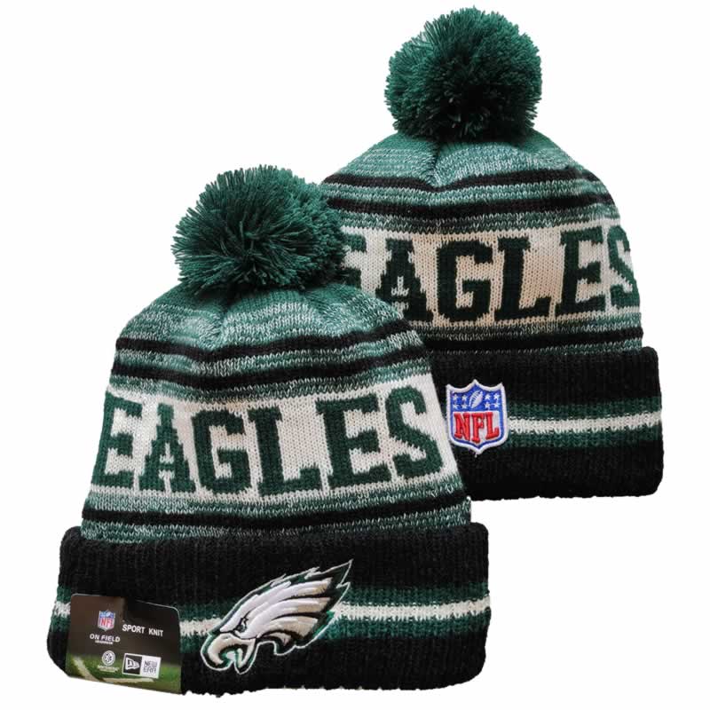 Eagles Team Logo Green and Black Pom Cuffed Knit Hat YD,We sell and wholesale Eagles Team Logo Green and Black Pom Cuffed Knit Hat YD on line form chian!